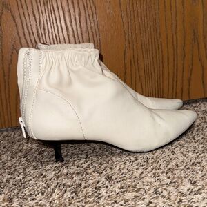 3.1 Phillip Lim white leather kitten heel  Ankle Boots 39